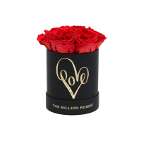 High quality cardboard flower gift box round tube box empty rose box