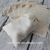 MUSLIN BAGS 4 x 5 ,cute drawstring bags