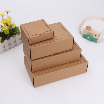 Small Kraft Cardboard Packing Gift Box Handmade Soap Candy For Wedding Decorations Event Party Supplies